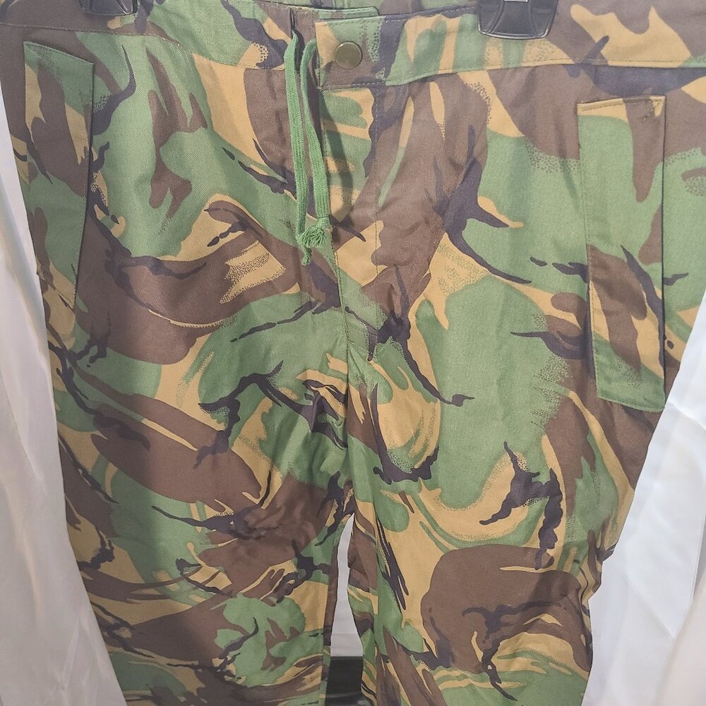 genuine British military surplus DPM rain pants, size 70/100